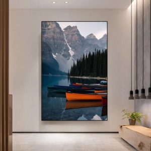 Banff canoeing