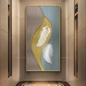 Geometric Abstract Feathers
