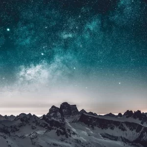 Camping In The Mountins Starry Night