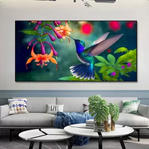 Deep Blue Humming Bird