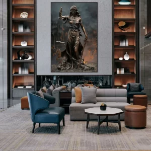 Lady Justice Makes Her Entrence